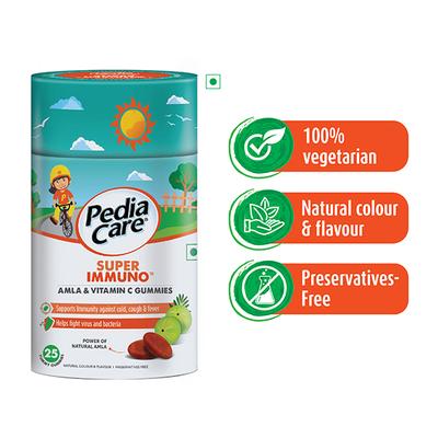 PediaCare Super Immuno Gummies - Amla & Vitamin C 25's - Calcium And Minerals