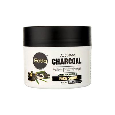 Eotiq Face Scrub - Activated Charcoal 200 gm - Face Scrubs