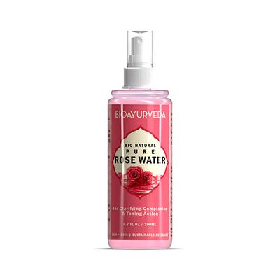 Bioayurveda Bio Natural Pure Rose Water 200 ml - Toners