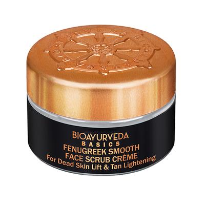Bioayurveda Basics Fenugreek Smooth Face Scrub Creme 20 gm - Scrubs & Exfoliants