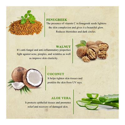 Bioayurveda Basics Fenugreek Smooth Face Scrub Creme 20 gm - Scrubs & Exfoliants