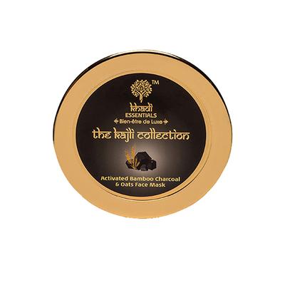 Khadi Essentials The Kajli Collection Face Mask - Activated Bamboo Charcoal & Oats 50 gm - Face Creams