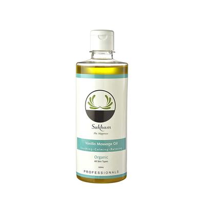 Sukham Organic Massage Oil - Vanilla 500 ml - Lotions & Creams