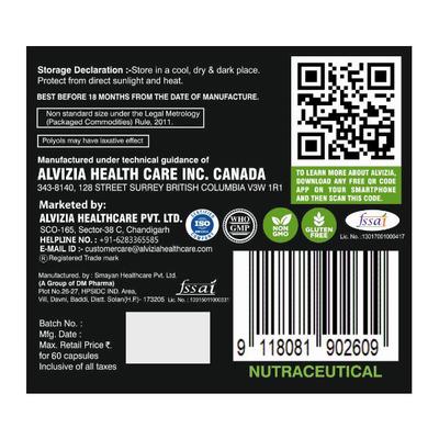 Alvizia Omega 3 Fish Oil 1400 mg Softgel Capsule 60's - Omega Fish Oil Fatty Acids