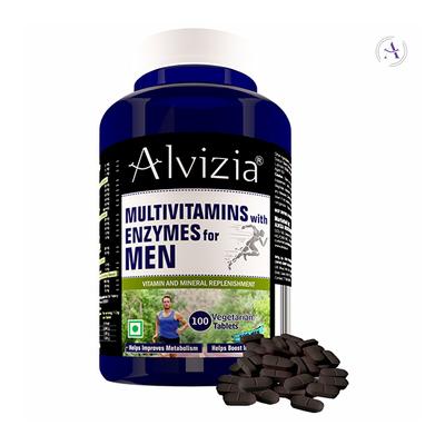 Alvizia Multivitamins with Enzymes for Men Veg Tablet 100's - Multi-Vitamins