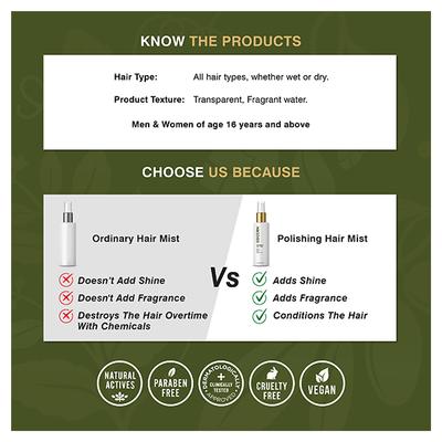 Coccoon Polishing Hair Mist 100 ml - Hair Sprays & Mists