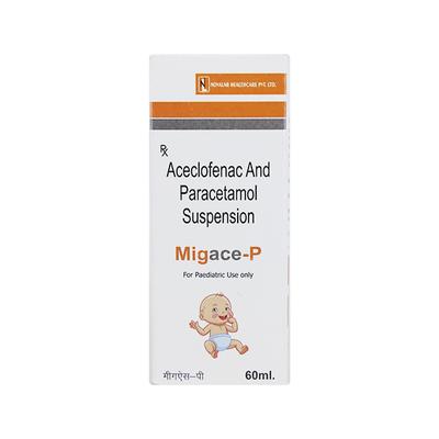 MIGACE P Oral Suspension 60ml - Pain relief-Nsa