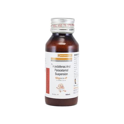 MIGACE P Oral Suspension 60ml - Pain relief-Nsa