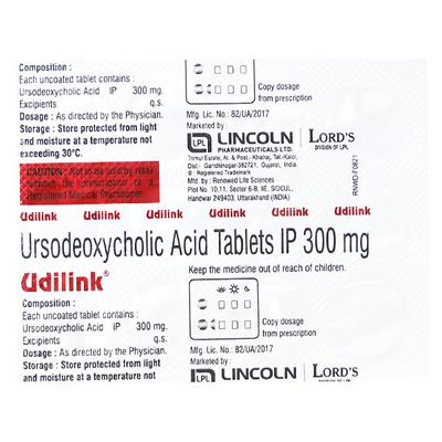 UDILINK Tablet 15's - Cholelithiasis/Gall Stones