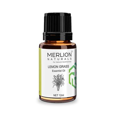 Merlion Naturals Essential Oil Combo - Eucalyptus + Lemongrass + Tea Tree + Peppermint + Orange + Lavender (Pack of 12 ml Each) - Essential Oils