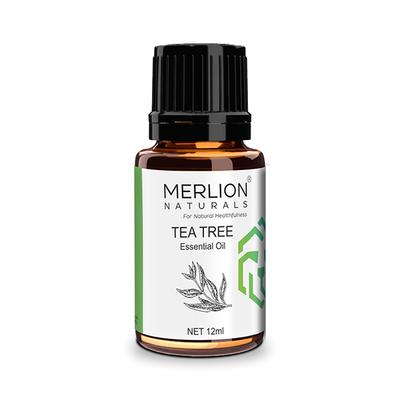 Merlion Naturals Essential Oil Combo - Eucalyptus + Lemongrass + Tea Tree + Peppermint + Orange + Lavender (Pack of 12 ml Each) - Essential Oils