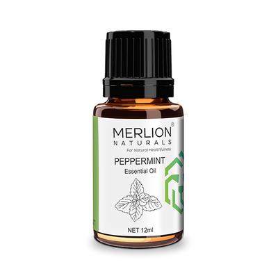 Merlion Naturals Essential Oil Combo - Eucalyptus + Lemongrass + Tea Tree + Peppermint + Orange + Lavender (Pack of 12 ml Each) - Essential Oils