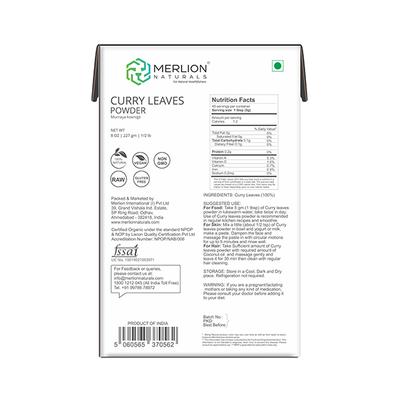 Merlion Naturals Curry Leaves Powder 227 gm - Powder