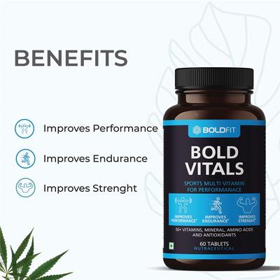 Boldfit Bold Vitals Tablet 60's - Workout Essentials