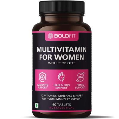 Boldfit Multivitamin For Women Tablet 60's - Multi-Vitamins