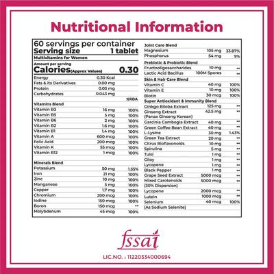 Boldfit Multivitamin For Women Tablet 60's - Multi-Vitamins