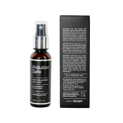 Pee Safe Pollution Safe Anti-Pollution Face Mist Spray 50 ml (N) - Face Creams