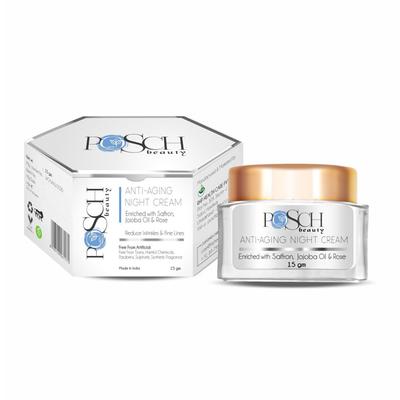 Posch Night Cream - Anti Aging (Pack of 2 x 15 gm) - Night Cream