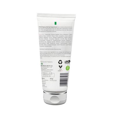 Posch Cream Scrub - Apricot De Tan (Pack of 2 x 100 ml) - Face Scrubs