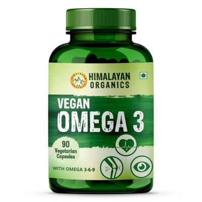 Himalayan Organics Vegan Omega 3 Vegetarian capsule 90's - Calcium And Minerals