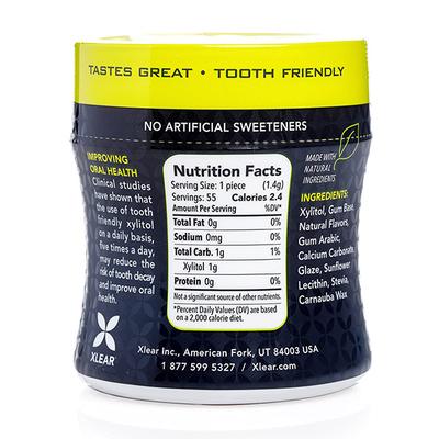 Spry Dental Defense Sugar Free Gum - Natural Licorice 55's - Mouth Refreshners