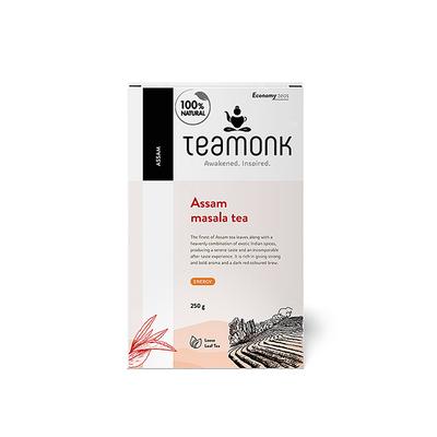 Teamonk Assam Masala Tea Leaves 250 gm - Herbal/Green Teas