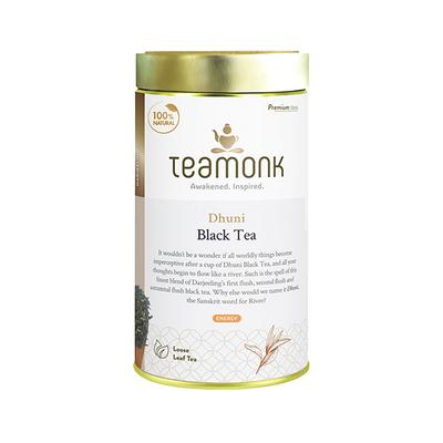 Teamonk Dhuni Tea Leaves - Black Tea 125 gm - Herbal/Green Teas