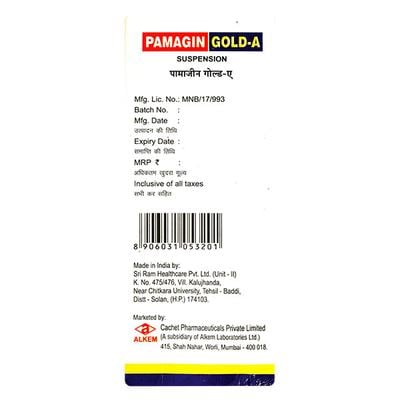 PAMAGIN GOLD A Oral Suspension 60ml - Pain relief-Nsa