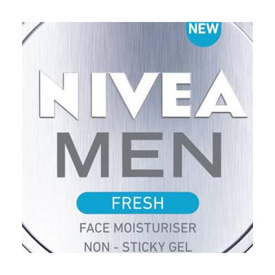 Nivea Men Face Moisturiser Non-Sticky Gel - Fresh 75 ml - Face Gels