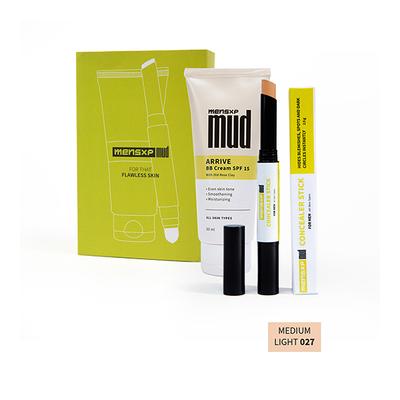 MensXP Mud Men's Natural BB Face Cream 50 ml + Men's Concealer Stick 2.5 gm - (027 Medium Light) 50 ml - Face Creams