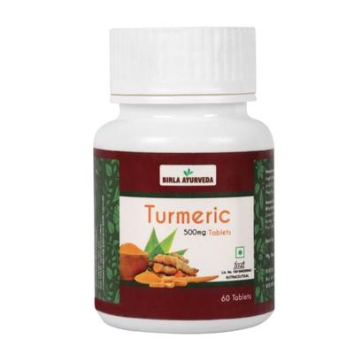 Birla Ayurveda Turmeric 500 mg Tablet 60's - Health Products