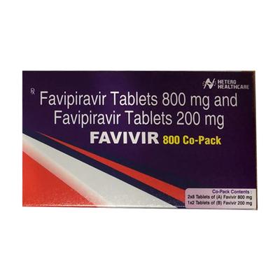 FAVIVIR CO PACK 800 Tablet 1's - Viral infections-Ant