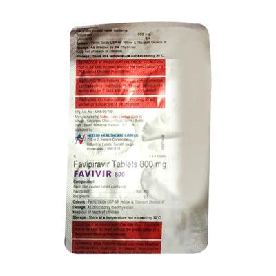 FAVIVIR CO PACK 800 Tablet 1's - Viral infections-Ant