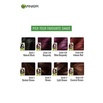 Garnier Color Naturals Creme hair color, Shade 1 Natural Black 70ml+60gm - Crème