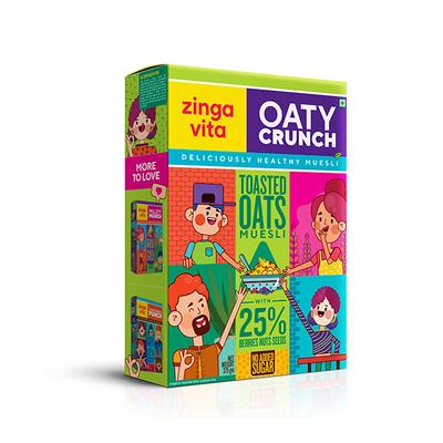 Zingavita Muesli - Oaty Crunch 375 gm - General Health