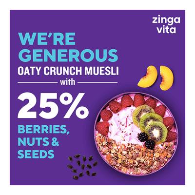 Zingavita Muesli - Oaty Crunch 375 gm - General Health