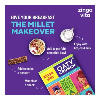 Zingavita Muesli - Oaty Crunch 375 gm - General Health