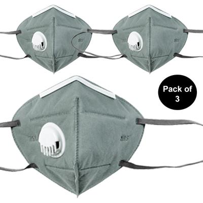 SanNap N-95 Anti-Pollution Face Mask (Pack of 3) - Face Mask
