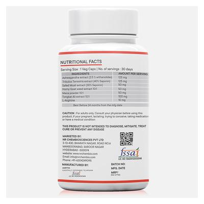 Neurapid Testosterone Booster Veg Capsule 60's - Multi-Vitamins
