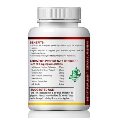 Riffway Asthma Care 500 mg Capsule Capsule 60's - Speciality Medicines