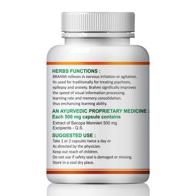 Riffway Brahmi 500 mg Capsule 60's - Sexual Healthcare