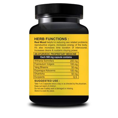 Riffway Real Mood Ayurvedic Capsule 30's - Sexual Healthcare