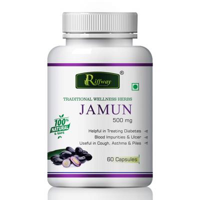 Riffway Jamun 500 mg Capsule 60's - Sexual Healthcare