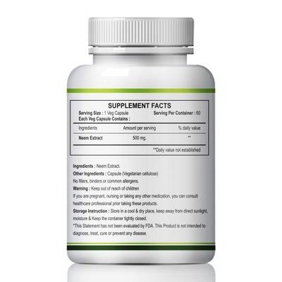 Riffway Neem 500 mg Capsule 60's - Sexual Healthcare