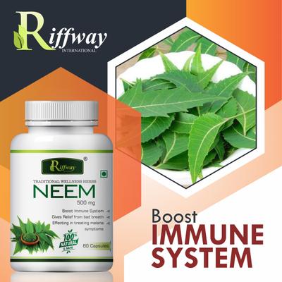 Riffway Neem 500 mg Capsule 60's - Sexual Healthcare