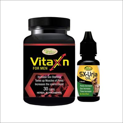 Riffway Vita Xn Capsule 30's + SX Urja Oil 15 ml - Sexual Healthcare