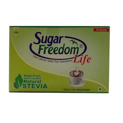 Sugar Freedom Life Natural Stevia Pellets (Pack of 5 x 100's) - Diabetes Care (Ayush)
