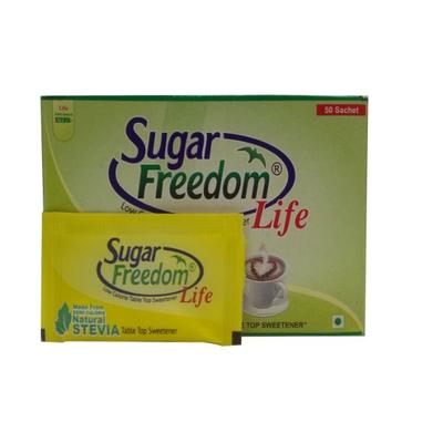 Sugar Freedom Life Natural Stevia Powder (Pack of 5 x 1 gm) - Diabetes Care (Ayush)