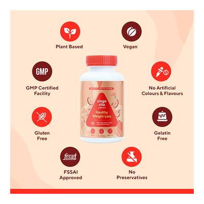 Zingavita Healthy Weight Loss Gummies For Women 30's - Multi-Vitamins