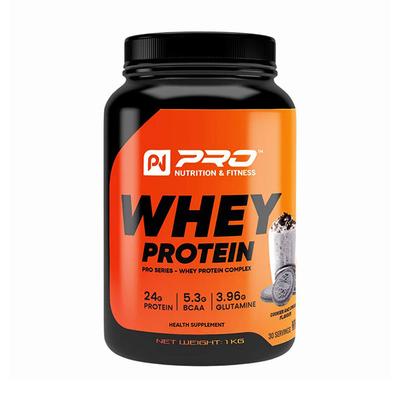 Pro Nutrition & Fitness Whey Protein - Cookies & Cream Flavour 1 kg - Whey Proteins